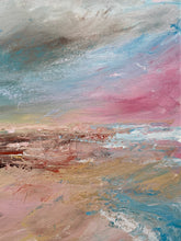 Original Angela Wakefield Impressionist Absract Seascape Painting W/ CoA