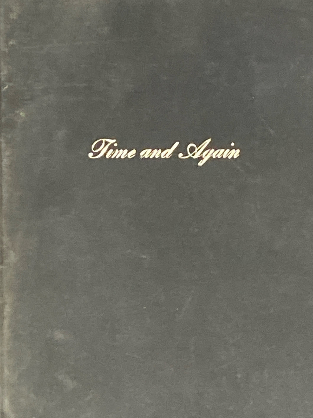 Time and Again | Jack Finney (1970, Simon and Schuster, New York)