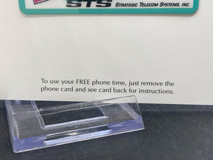 STS Phone Time Greetings Phone Card & Greeting Card