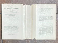 No Idle Words and Having the Last Word | Ivor Brown (1951, E.P. Dutton &amp; Company, Inc., First Edition)