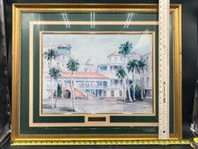 Suzy Leeja Carrington Signed "The Grand Ole Lady" Ormond Hotel Framed Lithograph