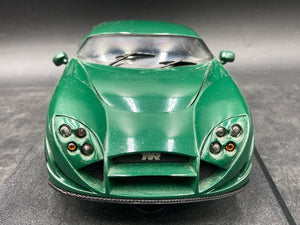 Hot Wheels 1/18 TVR 12 Speed Die Cast W/ Dislpay Stand