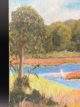 Artist Signed Marsh Landscape Painting