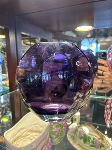 Hand Blown Amethyst Purple Vase