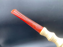 Vintage 28" Multi-Piece Meerschaum Sultan Pipe w/ Stand, Unsmoked