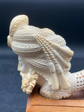 Vintage 28" Multi-Piece Meerschaum Sultan Pipe w/ Stand, Unsmoked