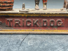 Antique 1888 Hubley Trick Dog Mechanical Cast Iron Coin Bank