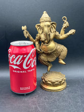 8" Bronze Buddhist God Ganesha Elephant Statue
