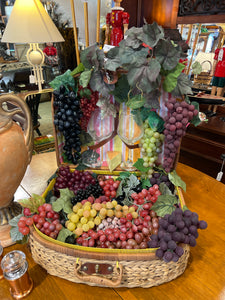 Grapes in Picnic Basket