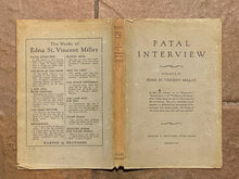 Fatal Interview | Edna St. Vincent Millay (1931, Harper & Brothers Publishers)