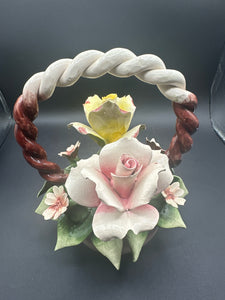 Capodimonte Flower Basket