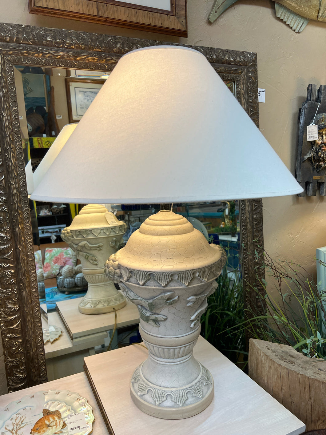 Faux Stone Lamp