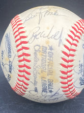 1983 Los Angeles Dodgers Team Signed Baseball W/ Koufax Baker Hershier Sax