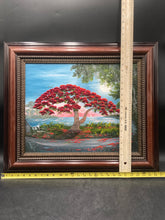 AJ Brown 2nd Generation Florida Highwaymen Original "Poinciana Curve" Painting