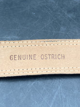 44" Hickok Genuine Ostrich Leather Belt