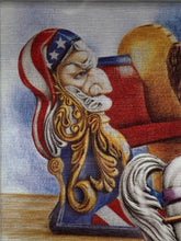 Suzy Leeja Carrington "Liberty's Magic Carousel" Lithograph W/ CoA
