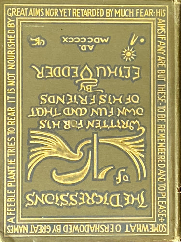 The Digressions of V.; Written for His Own Fun and That of His Friends* | Elihu Vedder (1910, Houghton Mifflin Company, Boston and New York)