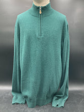 Neiman Marcus Cashmere Quarter Zip Sweater, XXL