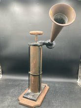 Antique Swedish TYFON Brass Hand Pump Maritime Fog Horn, Tested