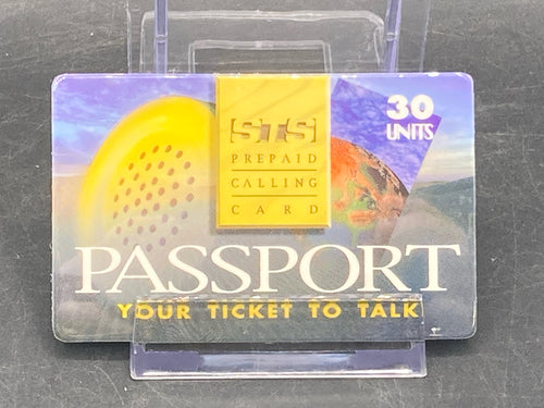 Vintage 1998 STS Passport Your Ticket To Talk 30 Unit Phone Card