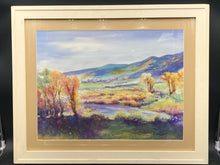 Original Diane Vulcan Signed Mountain Landscape Watercolor Painting