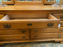 Light Wood Dresser With Triple Mirror
