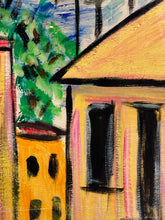 Original Crupi Jr. Signed Abstract Street Scene Oil Painting - view 7