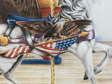 Suzy Leeja Carrington Signed Limited Edition "Liberty's Magical Carousel" Print