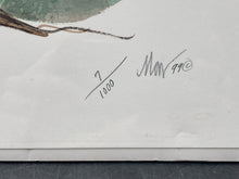 P. Buckley Moss Signed Limited Edition "Hood College Days" Lithograph Unframed