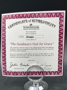 Ashton-Drake "The Sandman's Visit For Grace" Doll NIB