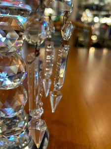 Cut Crystal Candle Stick Holder