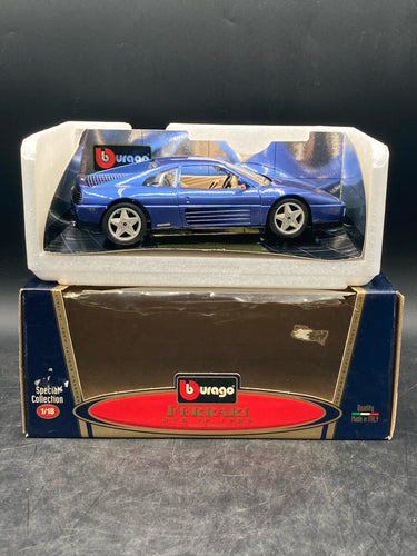 Burago 1/18 1989 Ferrari 348 TB Die Cast Model COD 3039 W/ Box