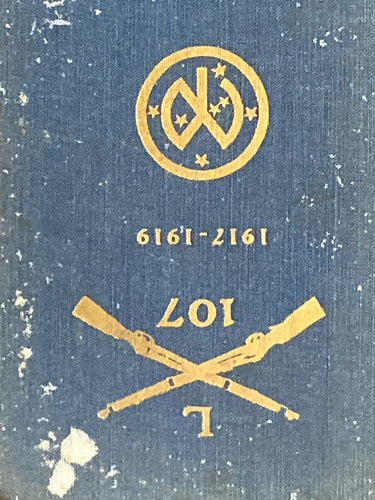 Company L. 107th Infantry, 54th Infantry Brigade. 27th Division. American Expeditionary Force, 1917-1919 | Harry T. Mitchell (1919, OUT-OF-PRINT, Unspecified Publisher)