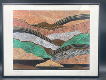 Steven Norte Signed "Golden Horizon" Gold Foil Lithograph, Framed