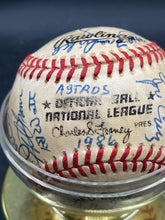 1986 Houston Astros Team Signed Baseball W/ Nolan Ryan and Yogi Berra Signatures
