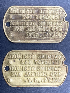 Pair of WWII US Army Dog Tags