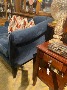 Bernhardt Blue Chaise Lounge Chair