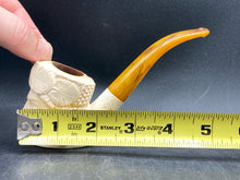 Vintage Hand Carved Meerschaum Sultan Pipe