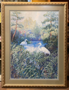 Ruth Mueller Taylor Signed "A Pool Of Our Own" Lithograph, Framed