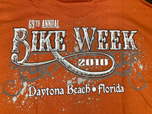 Daytona Beach Bike Week 2010 Motorcycle Shirt NOS, Medium