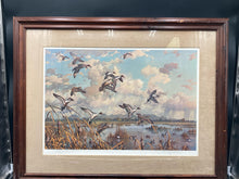 Vintage Harry C. Adamson Signed Limited Edition Mallard Duck Framed Print