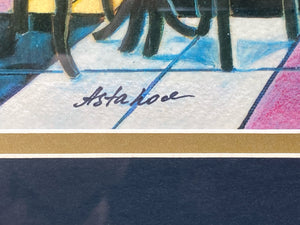 Alexander Astahov Signed "Homage To The Masters" Serigraph W/ CoA