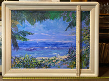 Original Signed Johannes Klok "Island Serenity" Tropical Landscape Painting