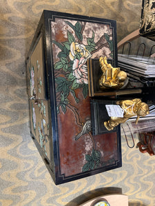 Black Lacquered Asian Cabinet