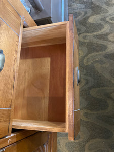 Wood Dresser With Mirror