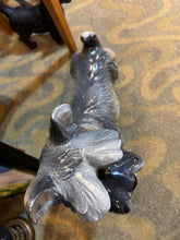 Large Italian Ceramic Grey Schnauzer (several small chips)