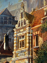 Marius J.H. Jansen Original "Seeing Of Haarlem In Holland" Oil Painting w/CoA