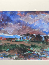 Original 11x11" Paul Zimmerman "Comes The Night" Painting - view 2
