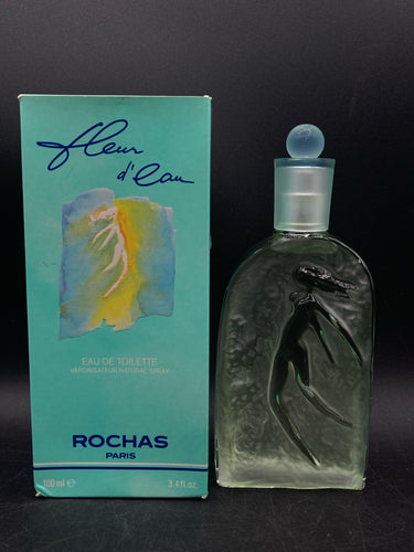 Fleur D'Eau By Rochas 100ml Spray Perfume W/ Box, Rare Discontinued
