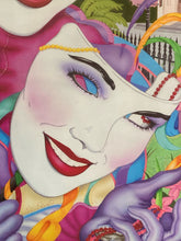 Andrea Mistretta Signed Mardi Gras 1991 Poster, Framed